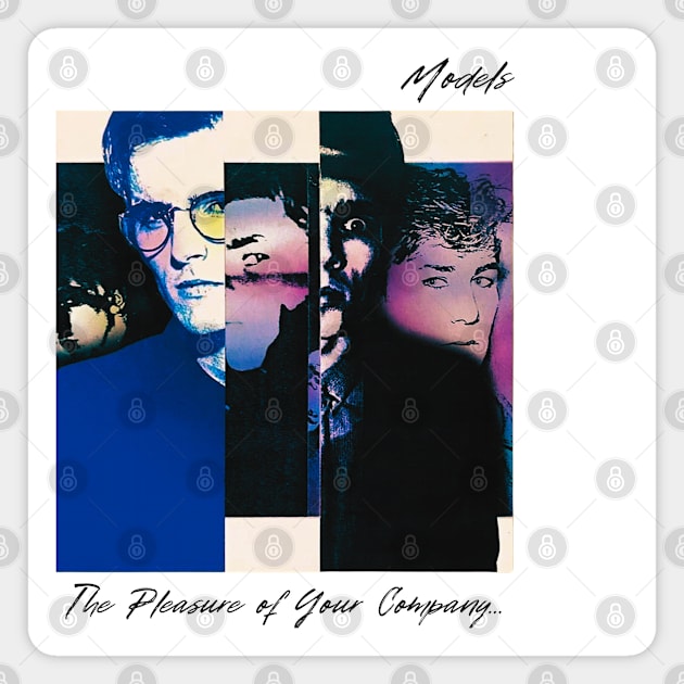 Models Band - The Pleasure Of Your Company Magnet by Timeless Chaos